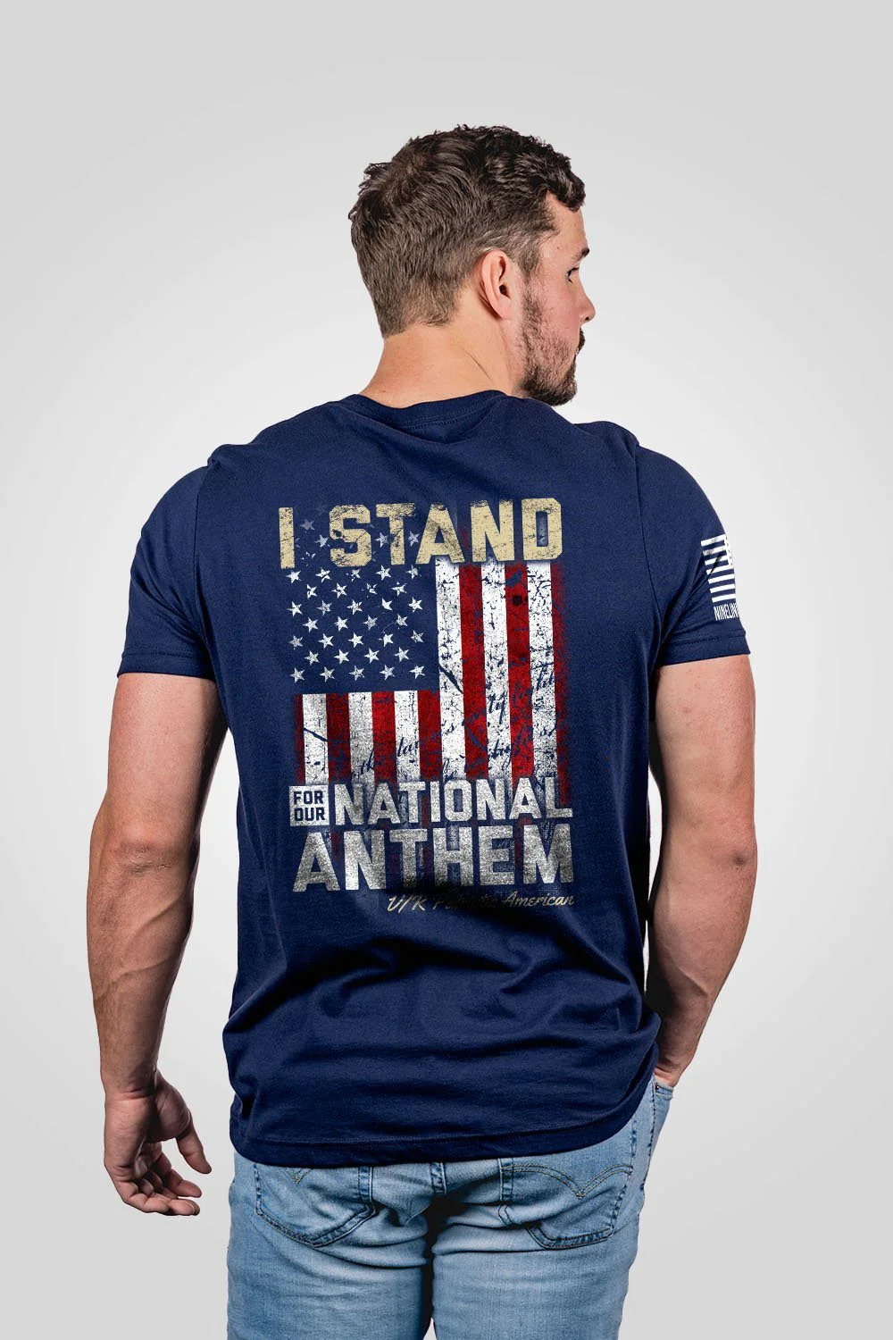 Nine Line Men's I Stand T-Shirt posted by ProdOrigin USA in Men's Apparel