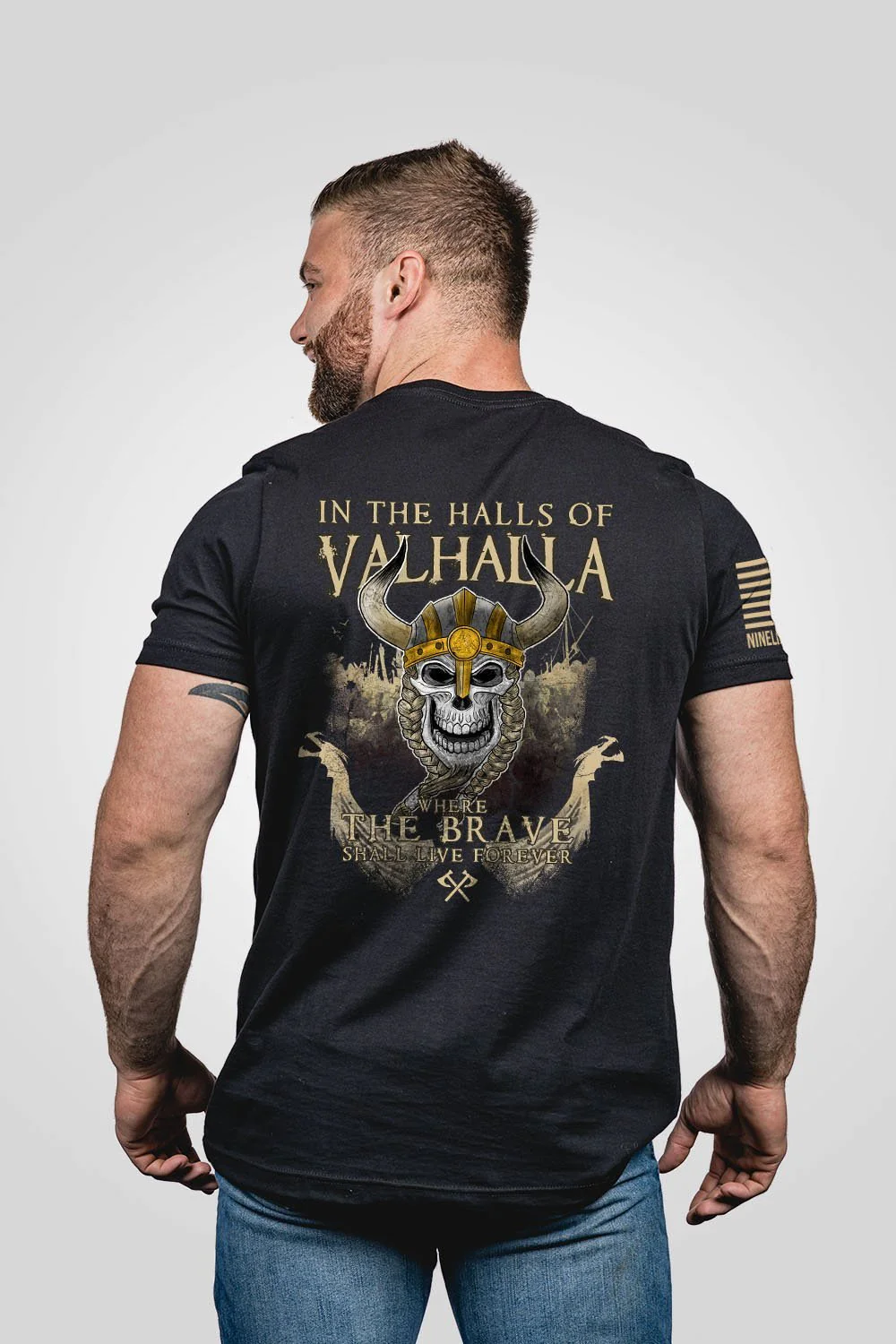 Nine Line Men's Till Valhalla T-Shirt posted by ProdOrigin USA in Men's Apparel