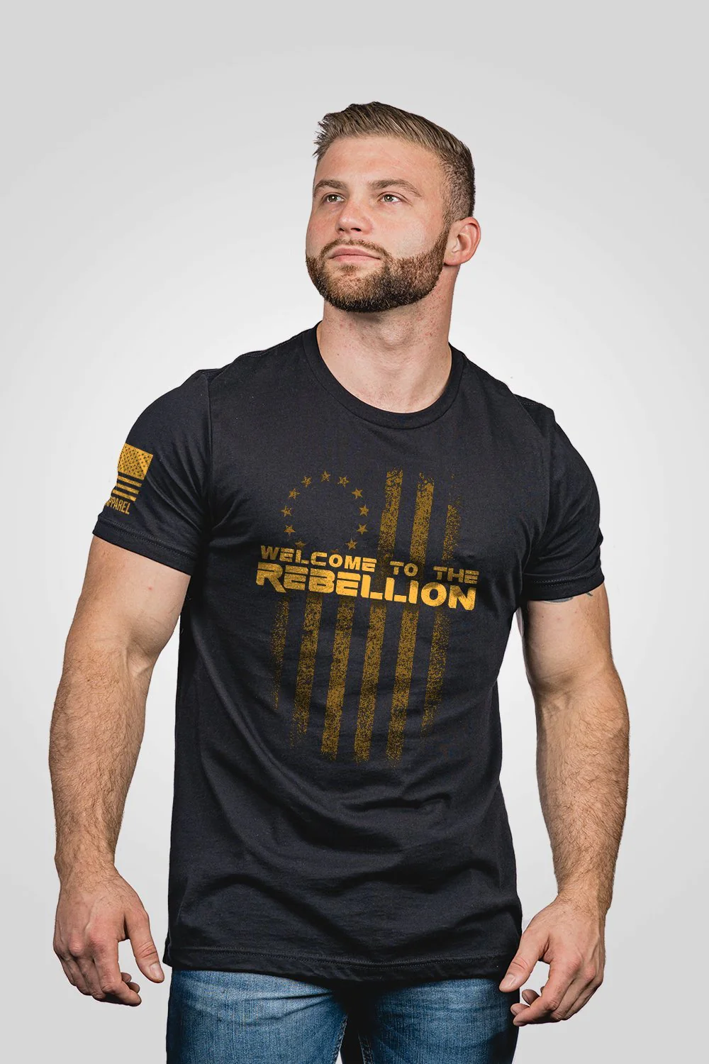 Nine Line Men's Welcome To The Rebellion T-Shirt posted by ProdOrigin USA in Men's Apparel