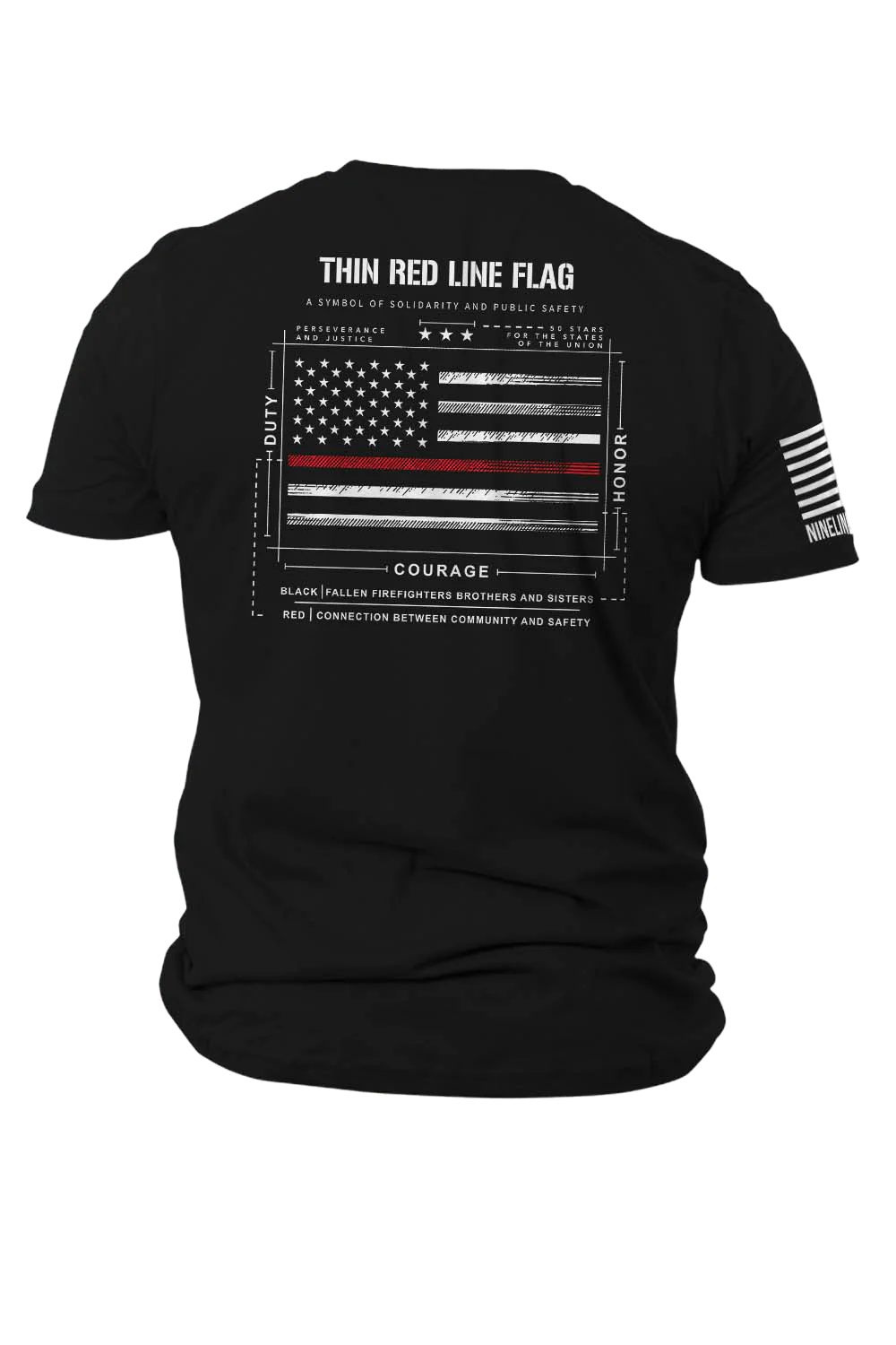 Nine Line T-Shirt - TRL Flag Schematic posted by ProdOrigin USA in Men's Apparel