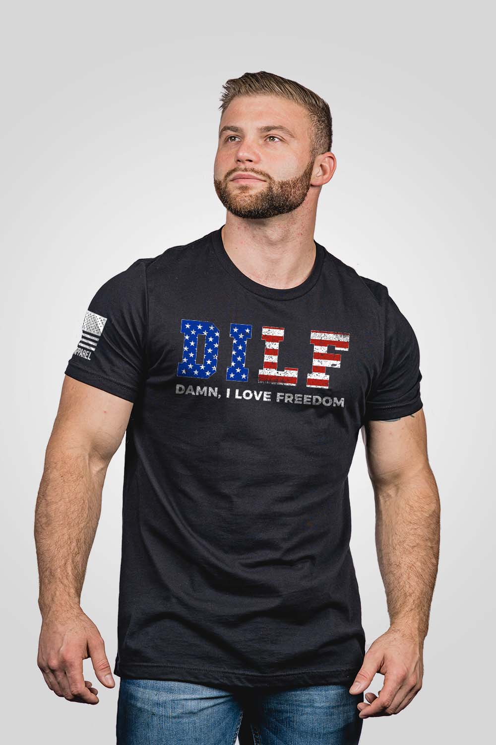 Nine Line Men's T-Shirt - DILF posted by ProdOrigin USA in Men's Apparel