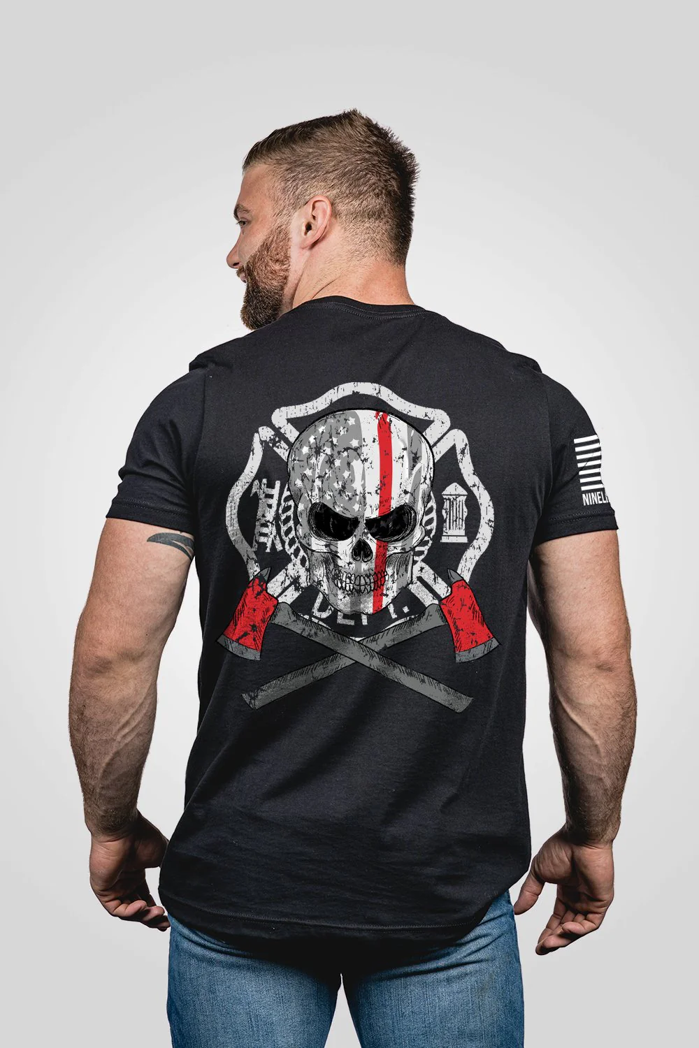 Nine Line T-Shirt - Fear No Flame posted by ProdOrigin USA in Men's Apparel