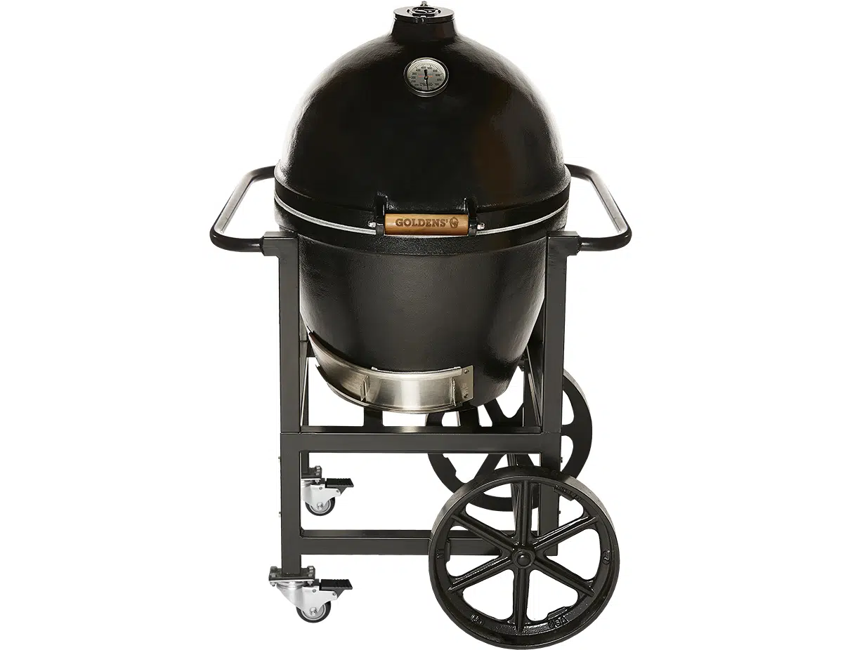 Goldens' Cast Iron Cooker w/Handle Cart (20.5″) posted by ProdOrigin USA in Kitchen