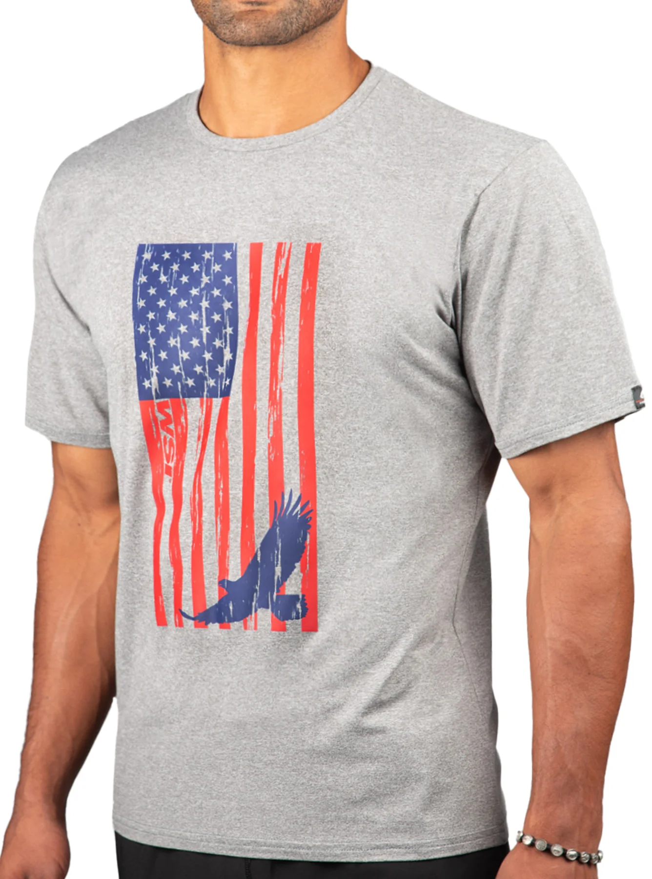WSI Sports Men's PATRIOT SOFTTECH TEE posted by ProdOrigin USA in Men's Apparel