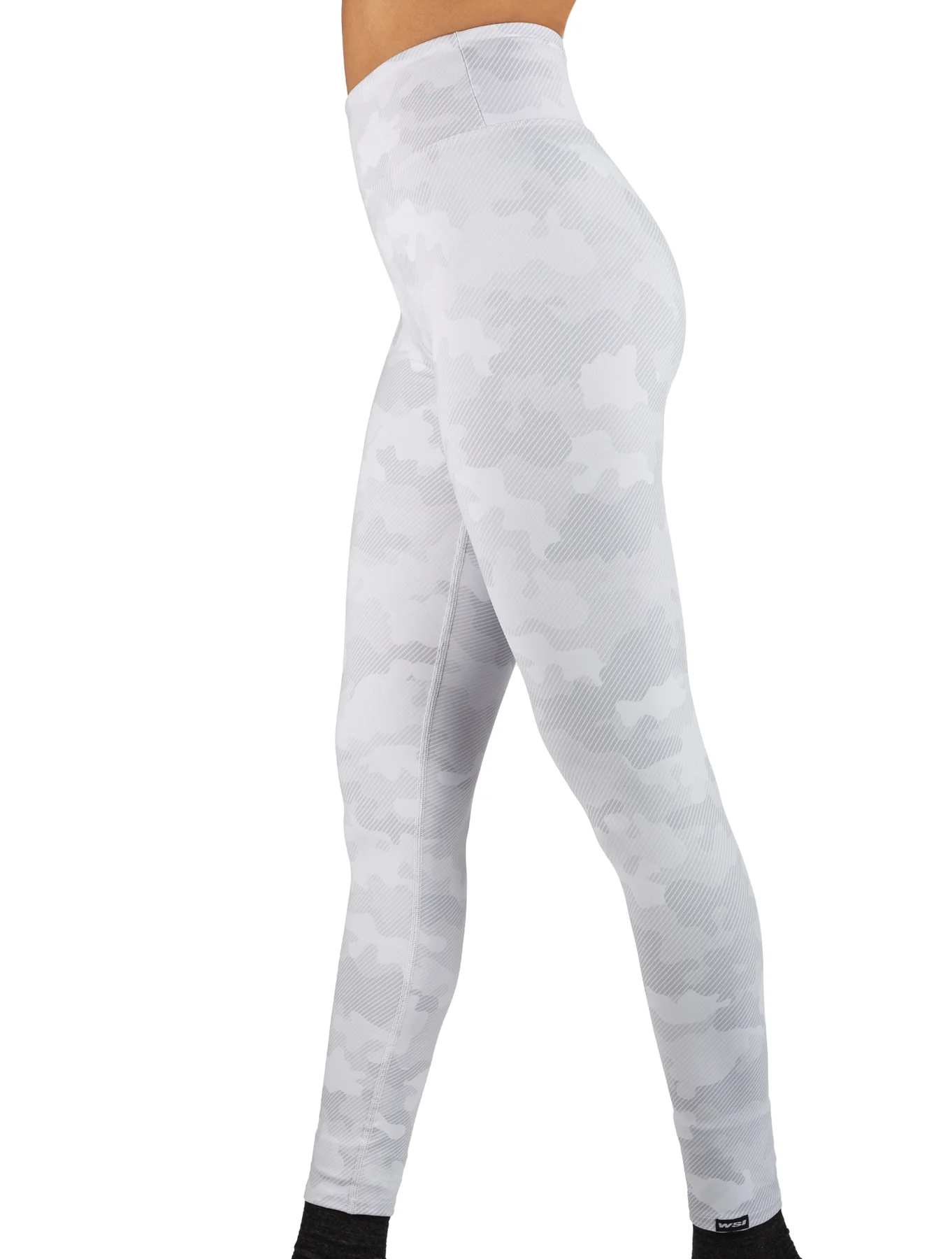WSI Sports Women's WHITE OUT CAMO WIDE WAISTBAND LEGGING  posted by ProdOrigin USA in Women's Apparel 