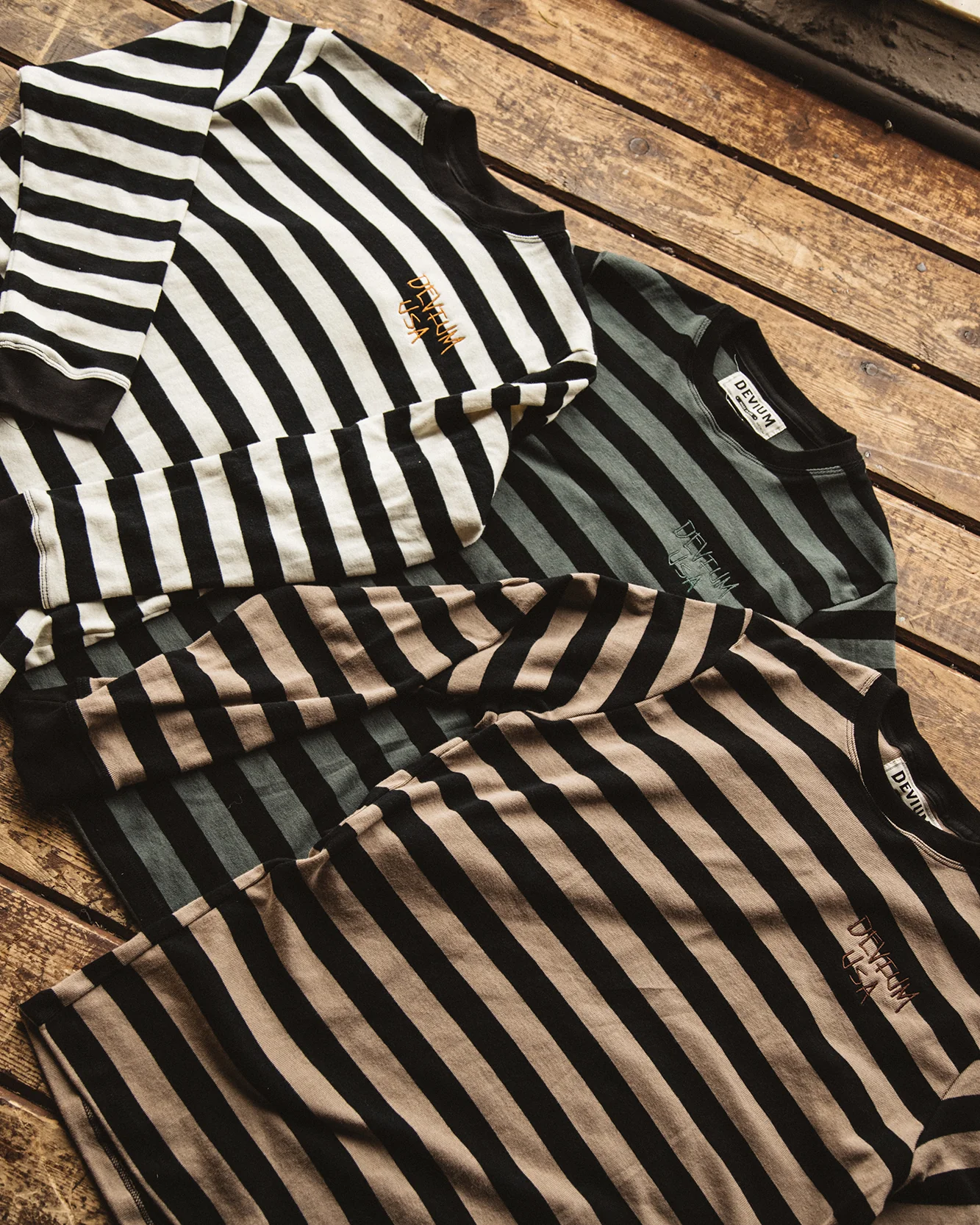 Devium Duffel Stripes Long Sleeve Shirt posted by ProdOrigin USA in Men's Apparel