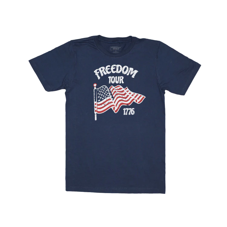 Authentically American 2023 Flag Freedom Tour Tee posted by ProdOrigin USA in Unisex Apparel