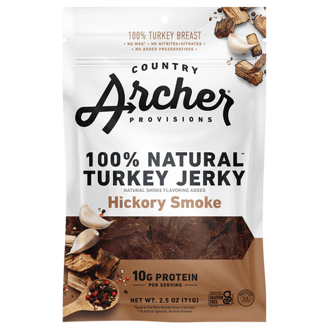 Country Archer Hickory Smoke Turkey Jerky