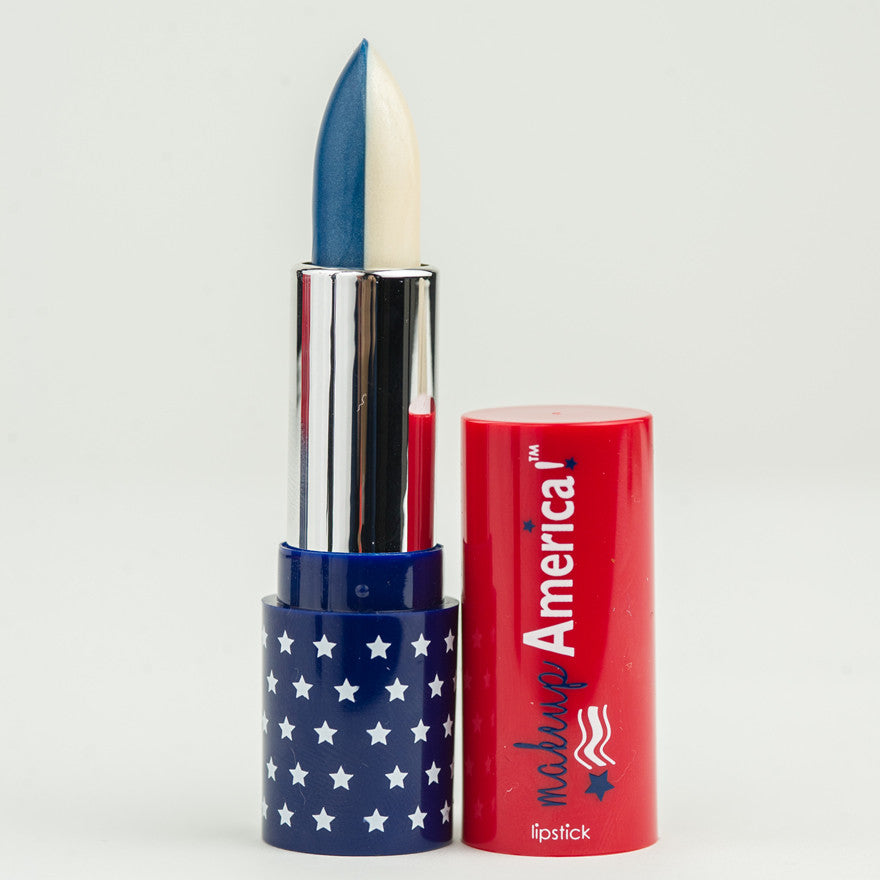 Makeup America! Lady Liberty Blue & White Lipstick