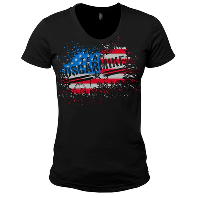 Oscar Mike Patriotic Women's T-shirts