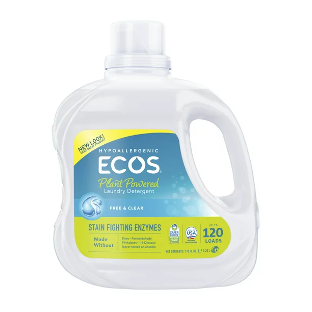 ECOS Liquid Laundry Detergent Free & Clear