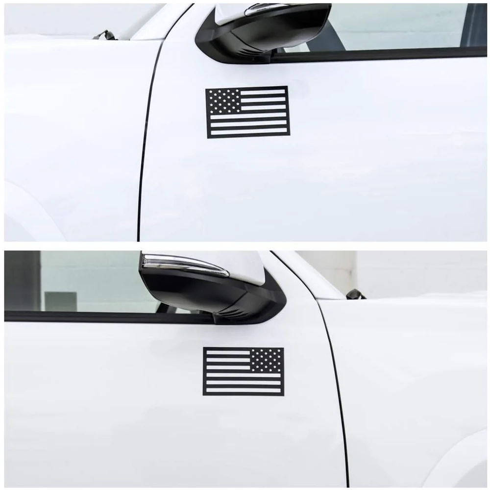 Tactilian American Flag Magnets - Black