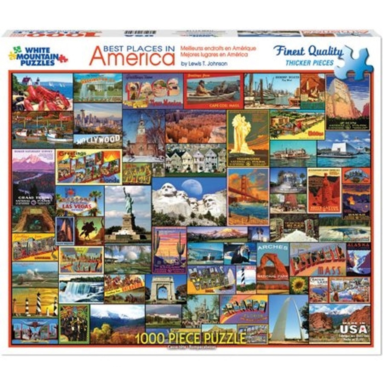 White Mountain Best Places in America Jigsaw Puzzle
