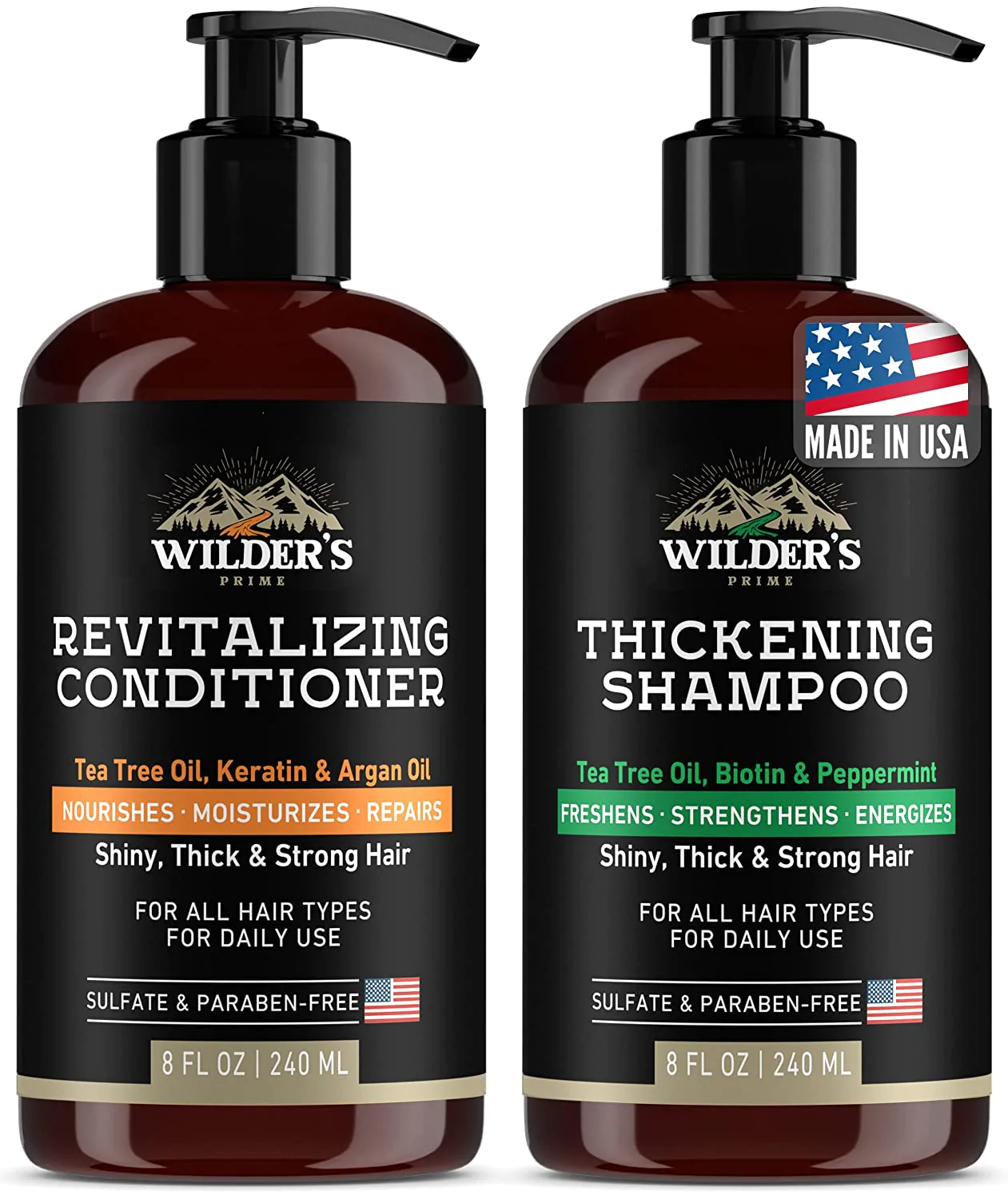 Wilder's Prime Men's Shampoo and Conditioner Set