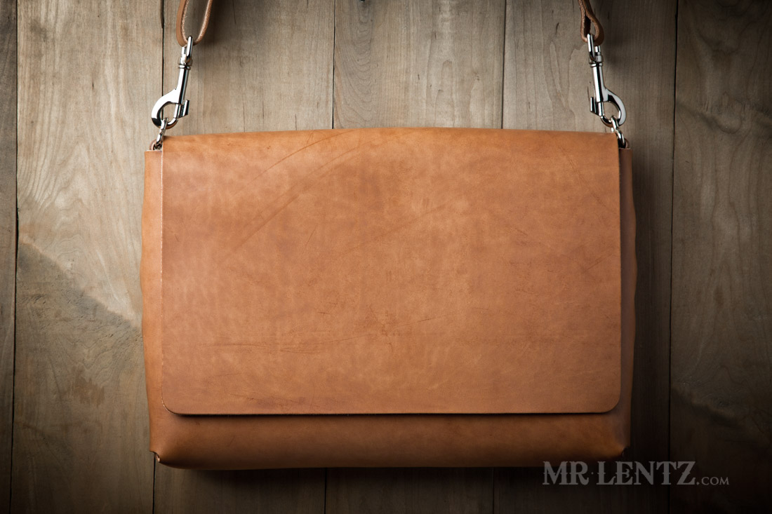 Mr. Lentz Leather Messenger Bag
