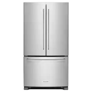 KitchenAid 20 cu. ft. French Door Refrigerator in Stainless Steel, Counter Depth
