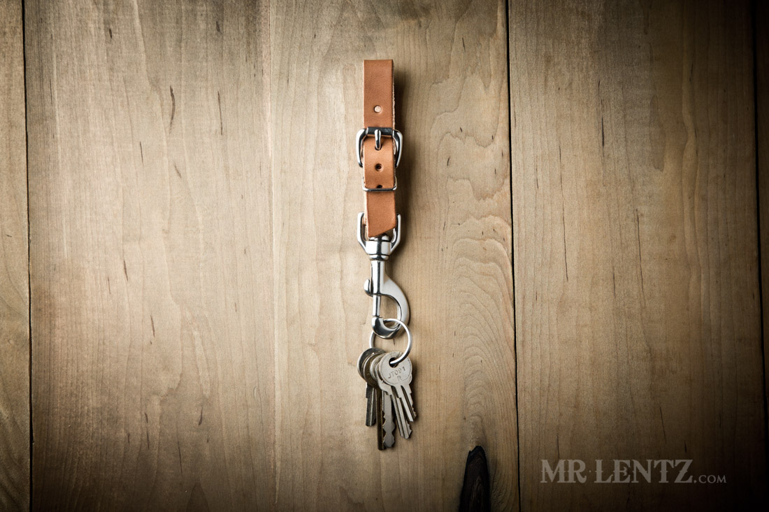 Mr. Lentz Adjustable Leather Belt Loop Keychain