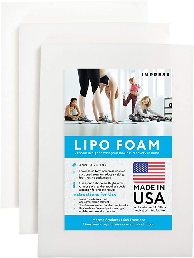 Impresa Lipo Foam Post Surgery Liposuction Foam Pads