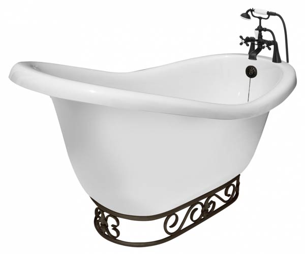 Plumbing Supply Rosa Tub with Fierro Decorative Base