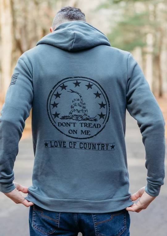 Love of Country Men's Don't Tread On Me Sweatshirt posted by ProdOrigin USA in Men's Apparel