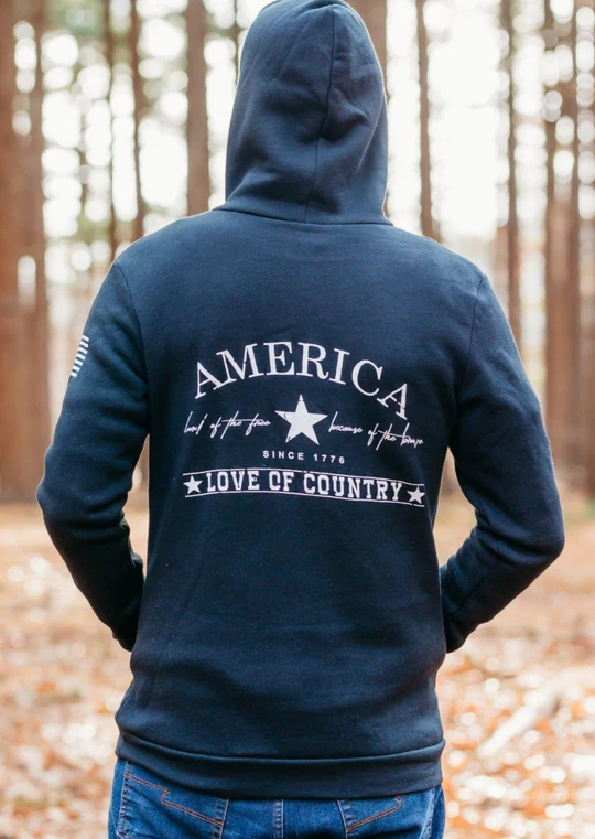 Love of Country Men's 1776 Pullover Sweatshirt posted by ProdOrigin USA in Men's Apparel