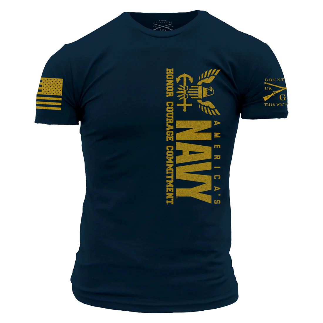 Grunt Style Men's America's Navy Tee posted by ProdOrigin USA in Men's Apparel