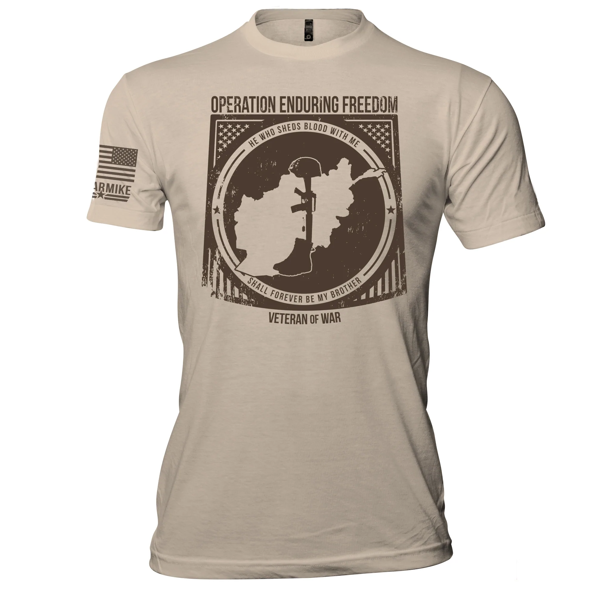 Oscar Mike Men's Operation Enduring Freedom Tee posted by ProdOrigin USA in Men's Apparel