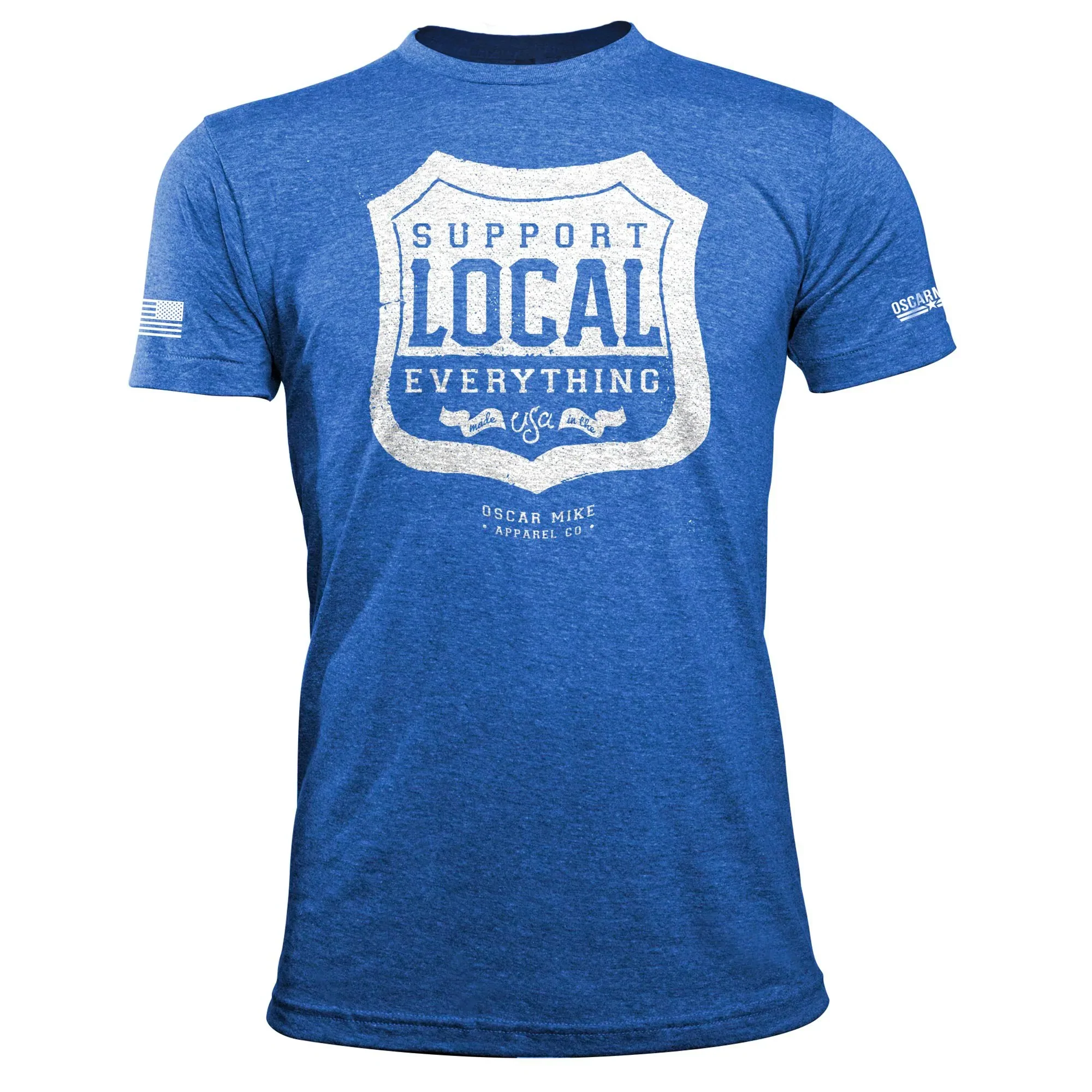 Oscar Mike Men's Support Local Everything Tee