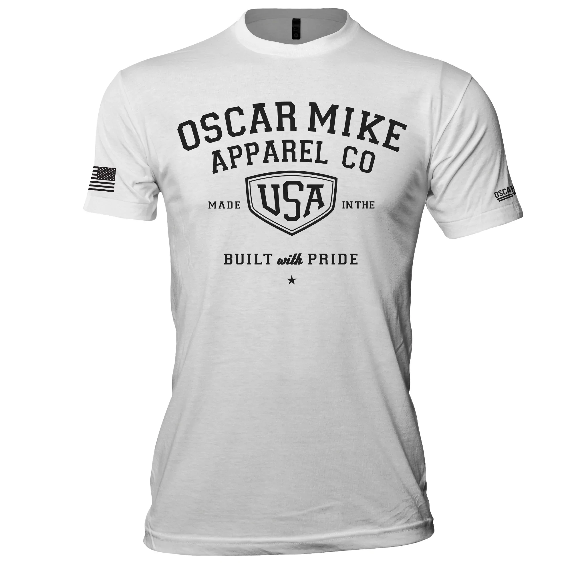 Oscar Mike Men's Built With Pride Tee