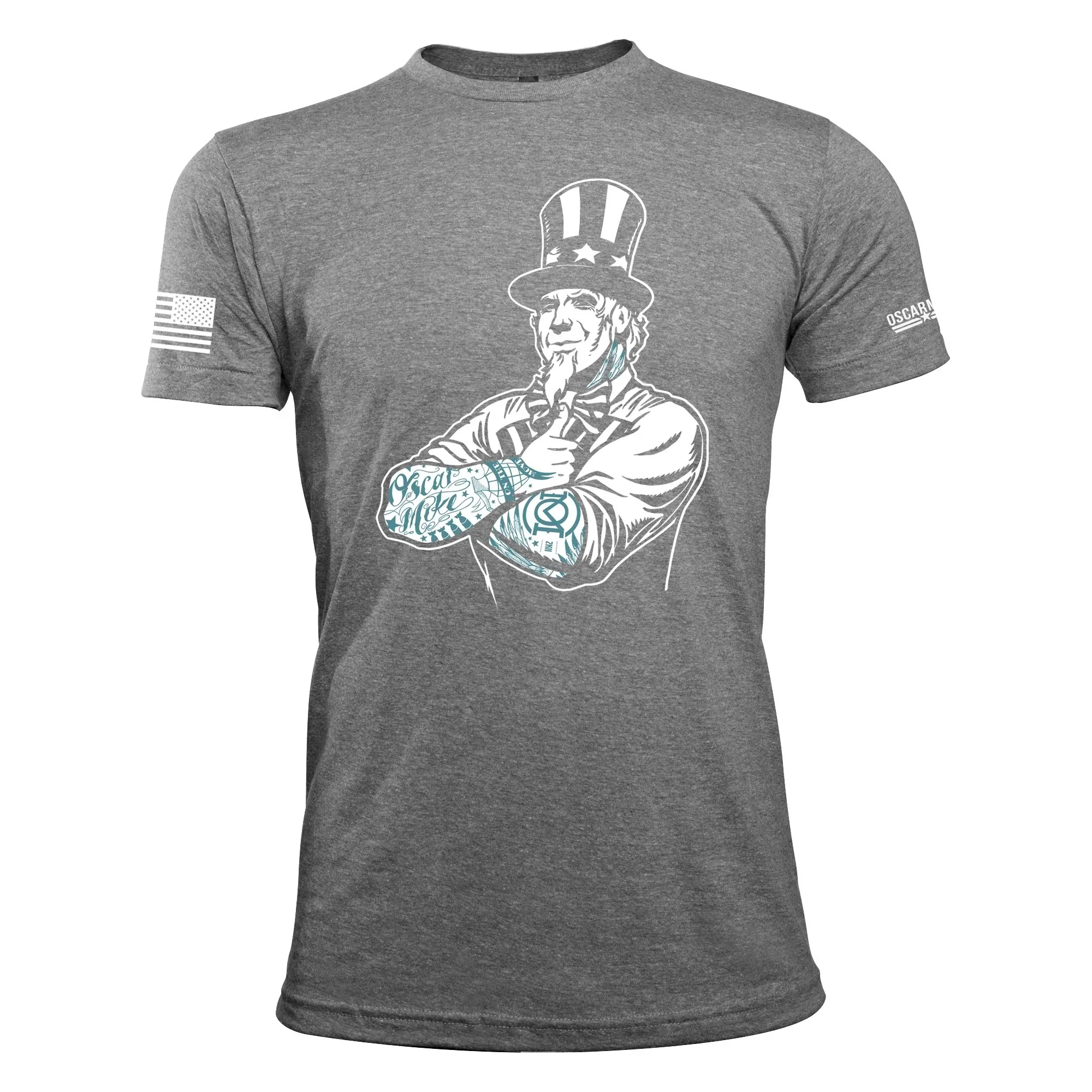 Oscar Mike Men's Uncle Sam Tee posted by ProdOrigin USA in Men's Apparel
