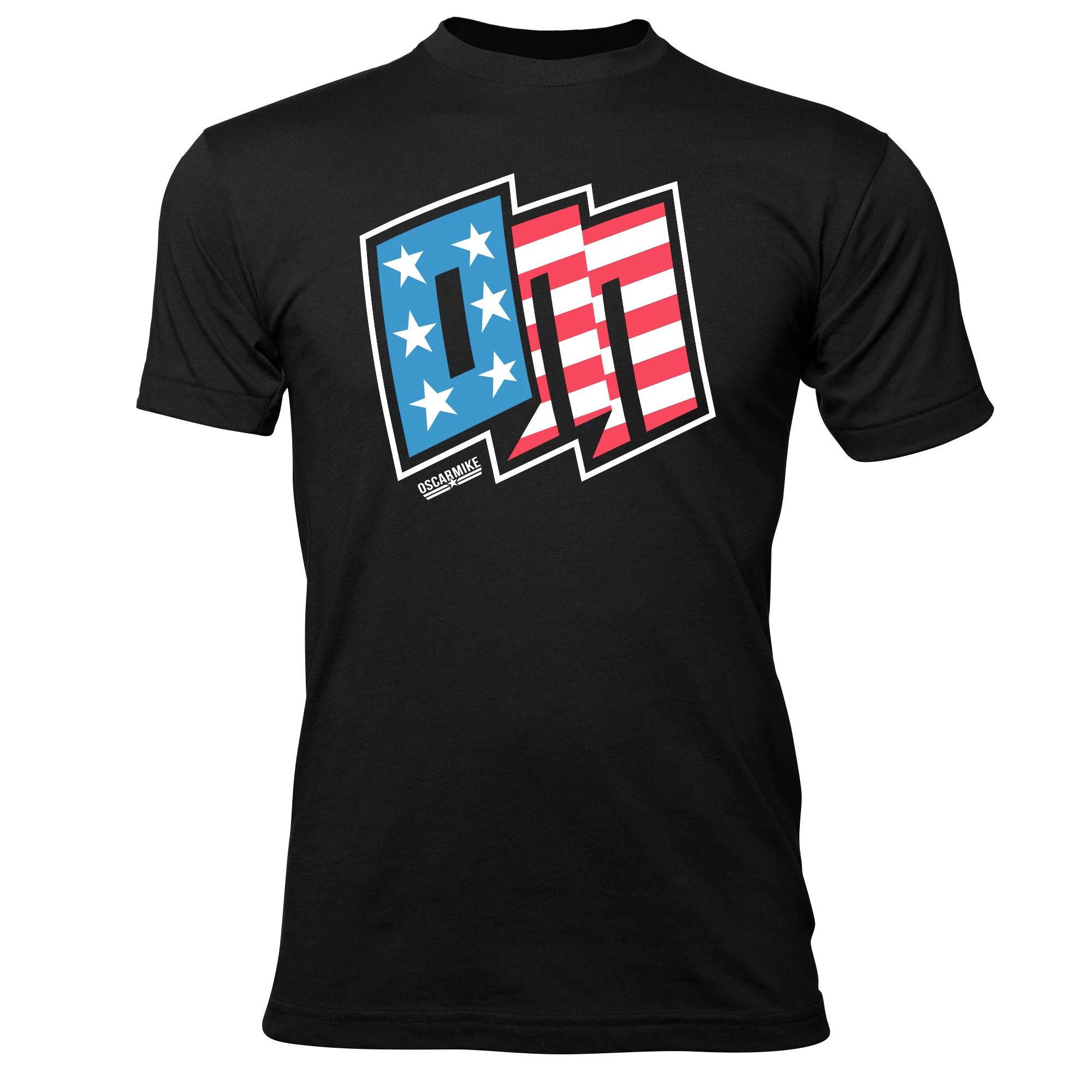 Oscar Mike Waving Flag Tee posted by ProdOrigin USA in Men's Apparel