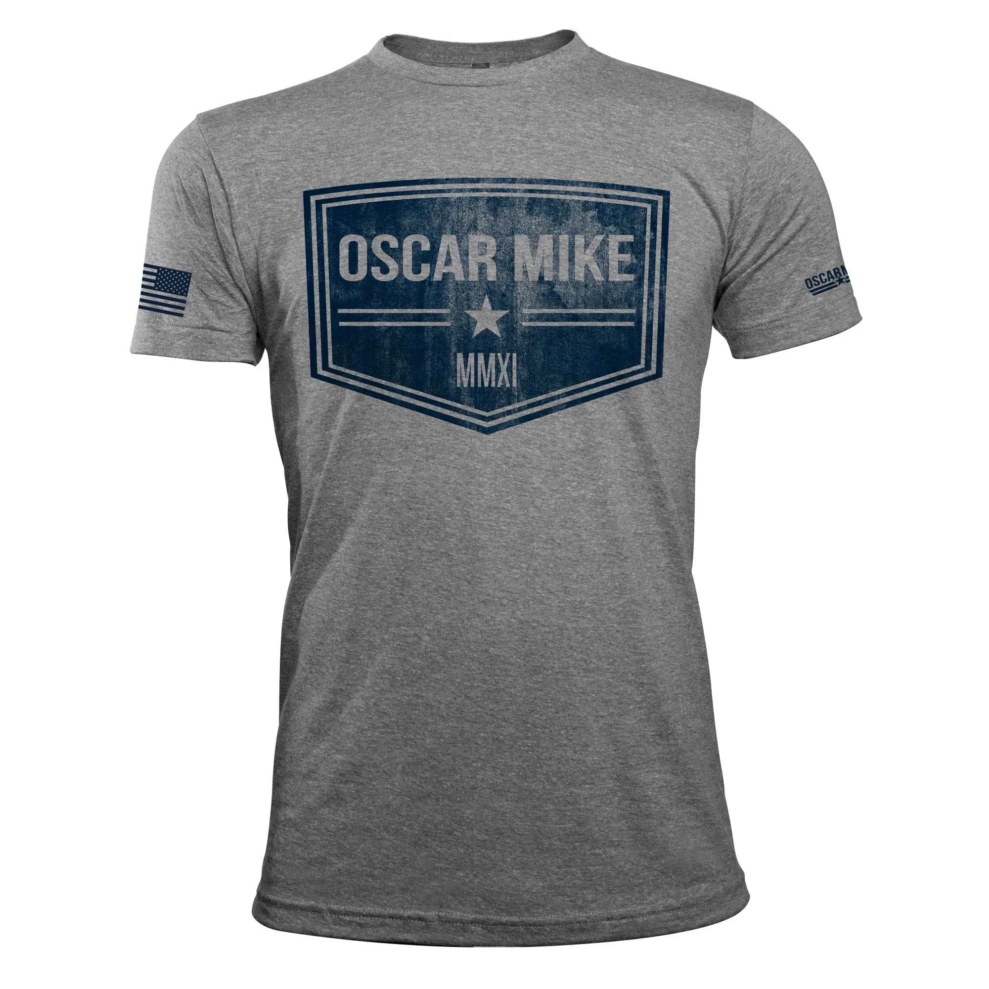 Oscar Mike Men's Big Badge Tee posted by ProdOrigin USA in Men's Apparel