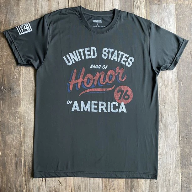 Rags of Honor United States of America T-shirt (Unisex) posted by ProdOrigin USA in Apparel