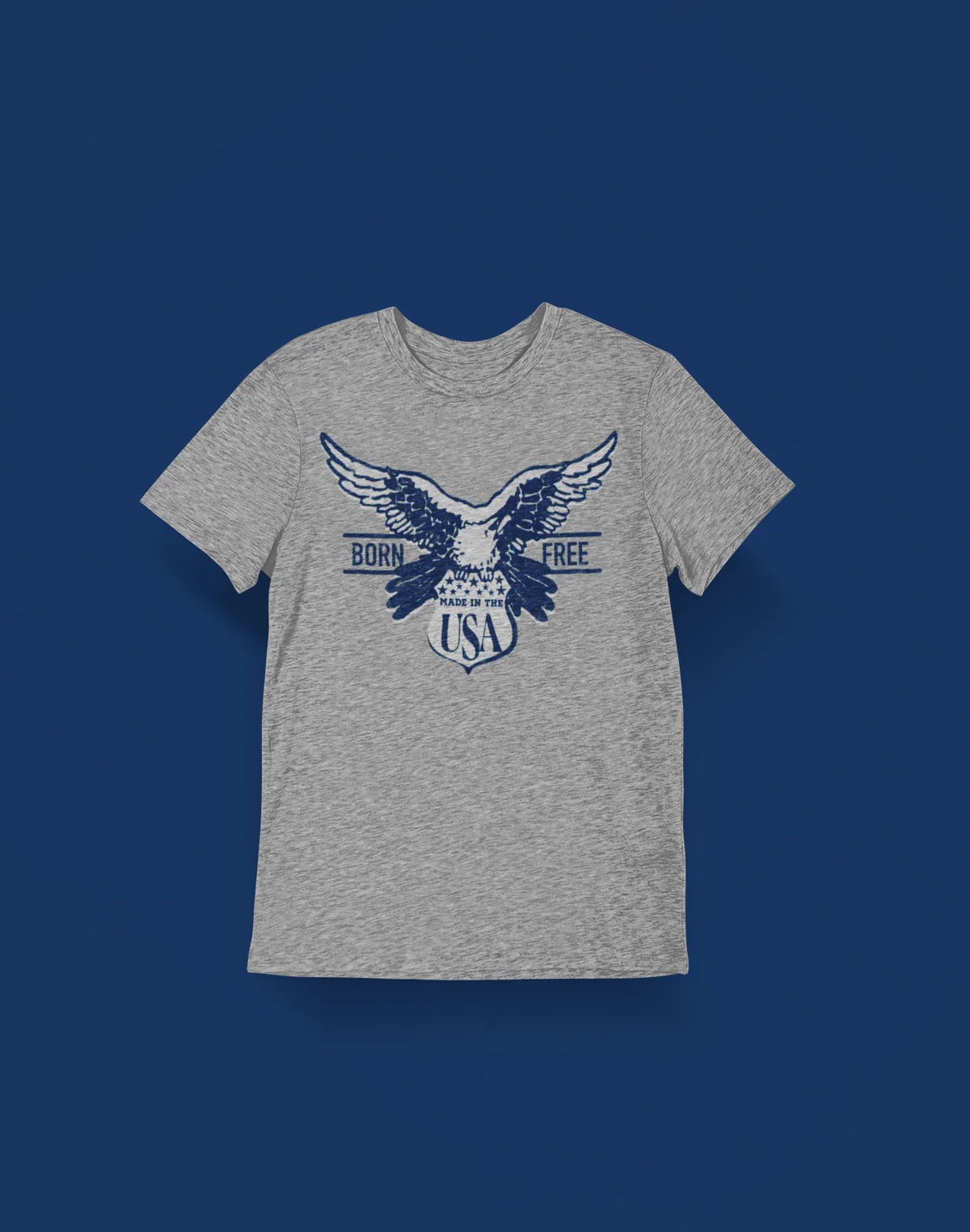 Rags of Honor Born Free Eagle T-shirt (Unisex)
