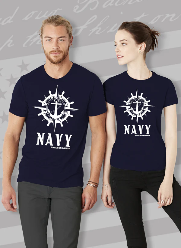 Rags of Honor United States Navy T-shirt (Unisex) posted by ProdOrigin USA in Unisex Apparel