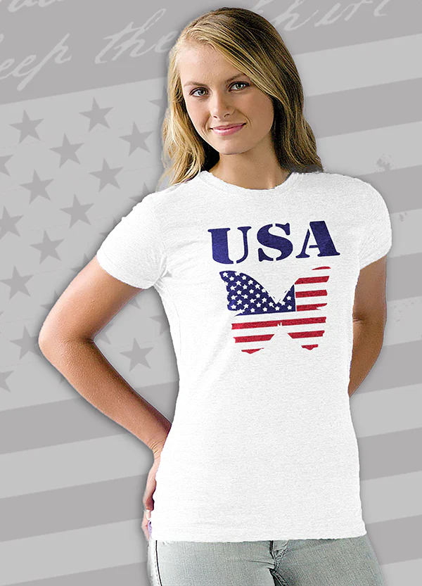 Rags of Honor Butterflag T-shirt (Unisex)