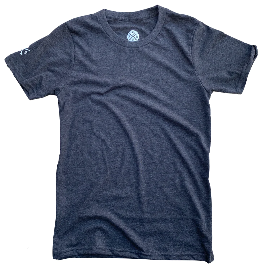 Red White Blue Apparel Men's American Made Basic Every Day T Shirt (Heather Black) posted by ProdOrigin USA in Men's Apparel