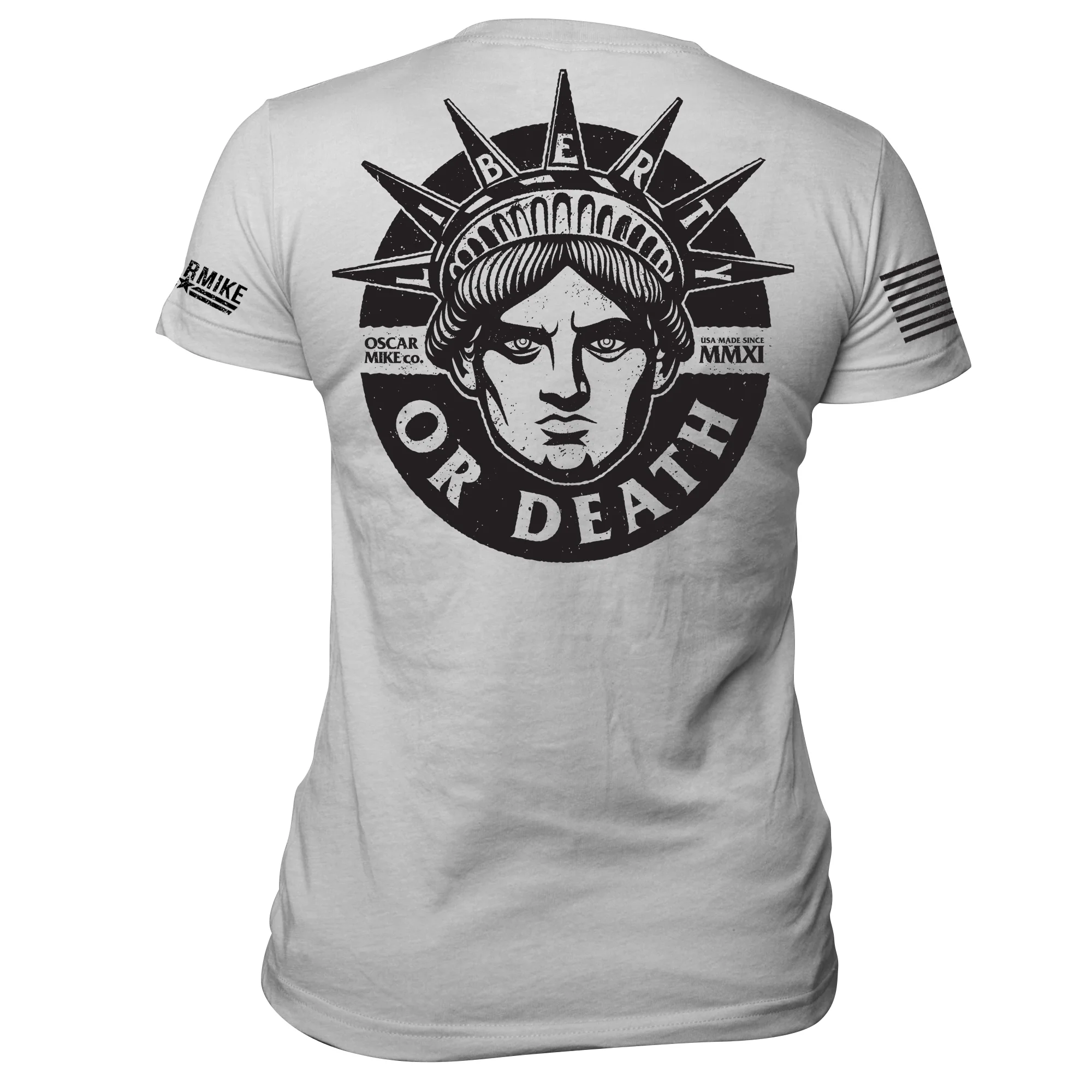 Oscar Mike Women's Liberty or Death Tee posted by ProdOrigin USA in Women's Apparel 