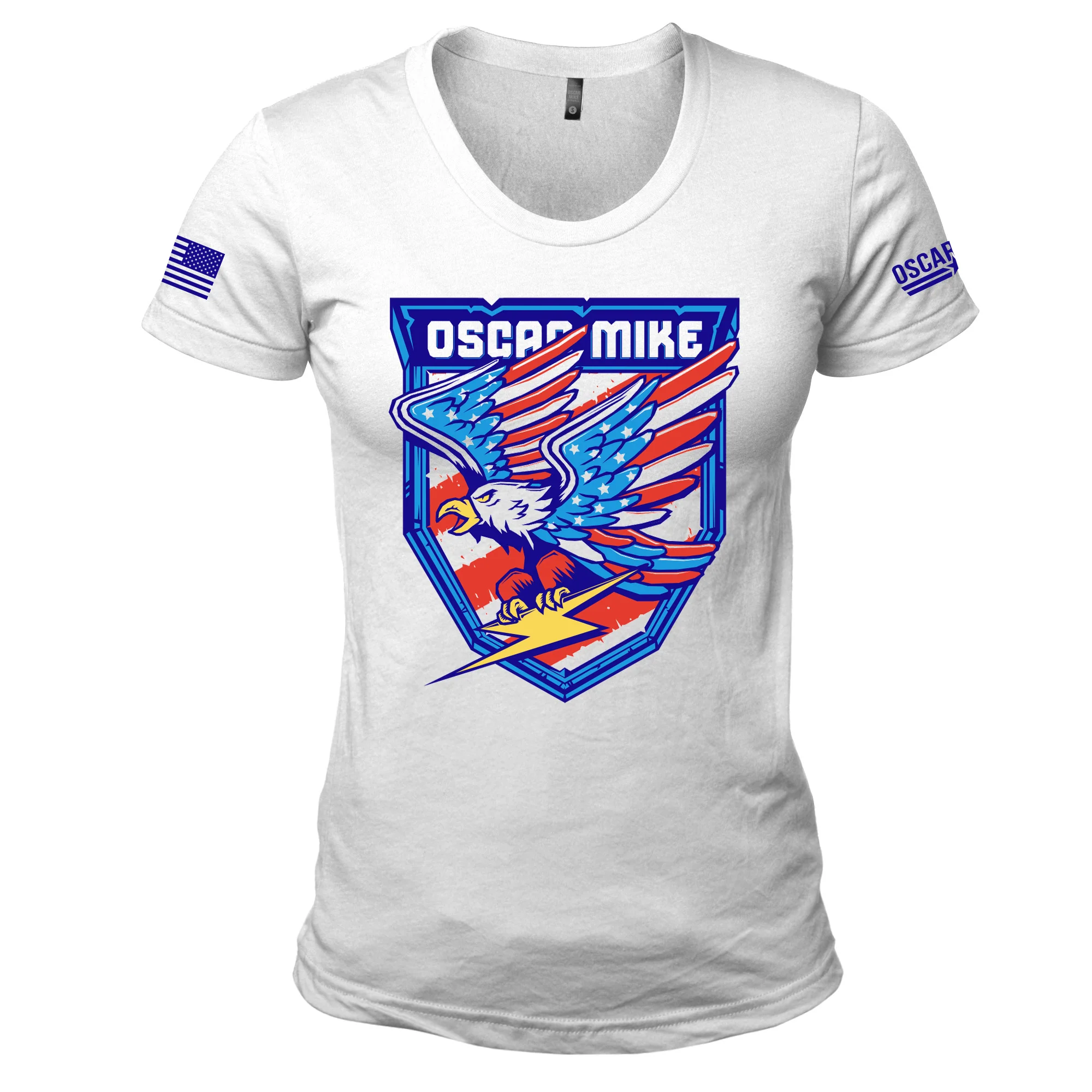 Oscar Mike Women's Ride the Lightning Tee posted by ProdOrigin USA in Women's Apparel 