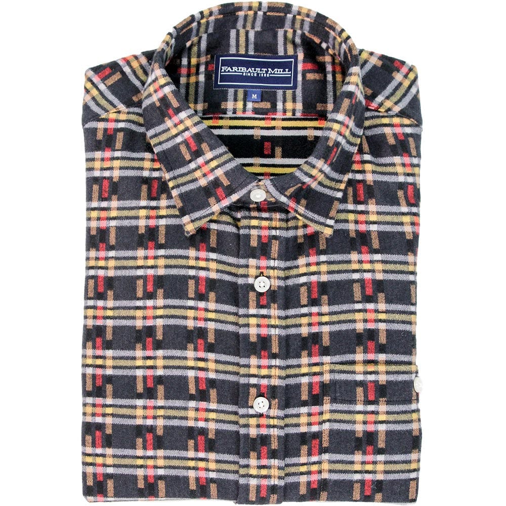 Faribault Men's Digital Plaid Flannel Shirt
