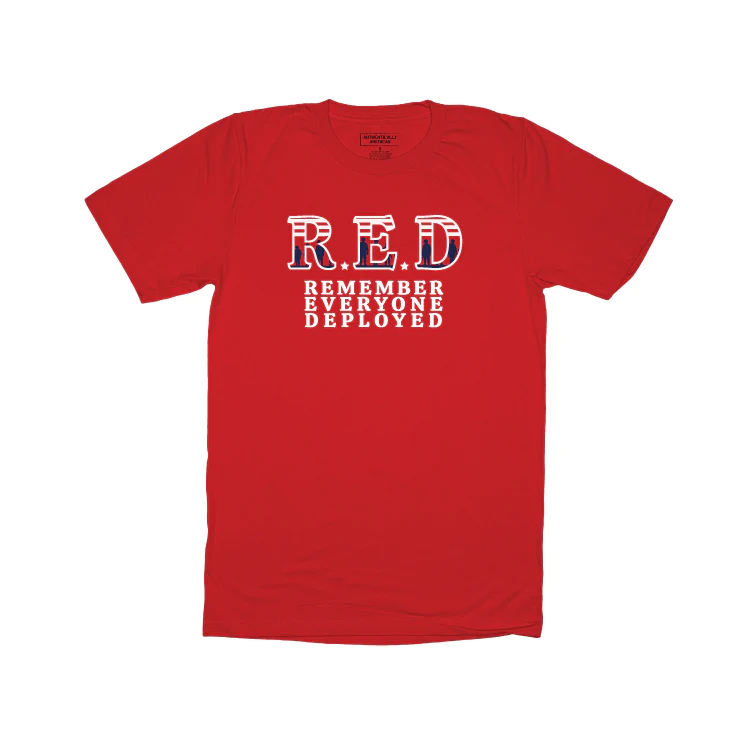 Authentically American R.E.D. Tee posted by ProdOrigin USA in Unisex Apparel