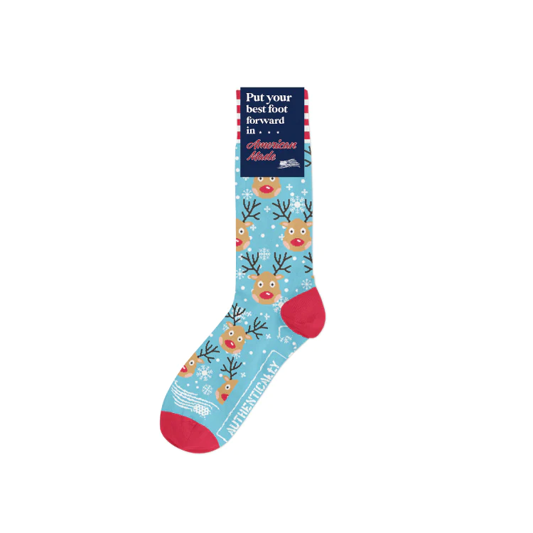 Authentically American Reindeer Socks posted by ProdOrigin USA in Socks